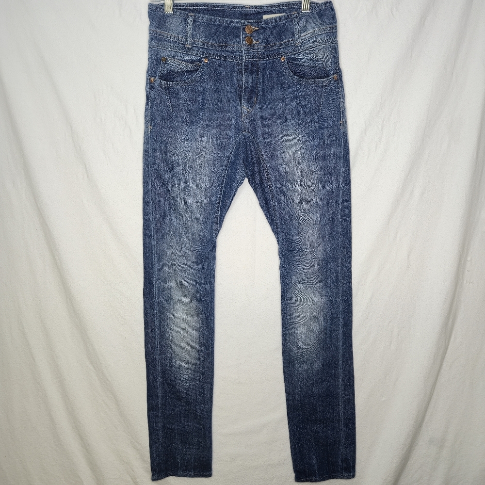 H&M Harem Ladies High Waist Blue Jeans Size 26